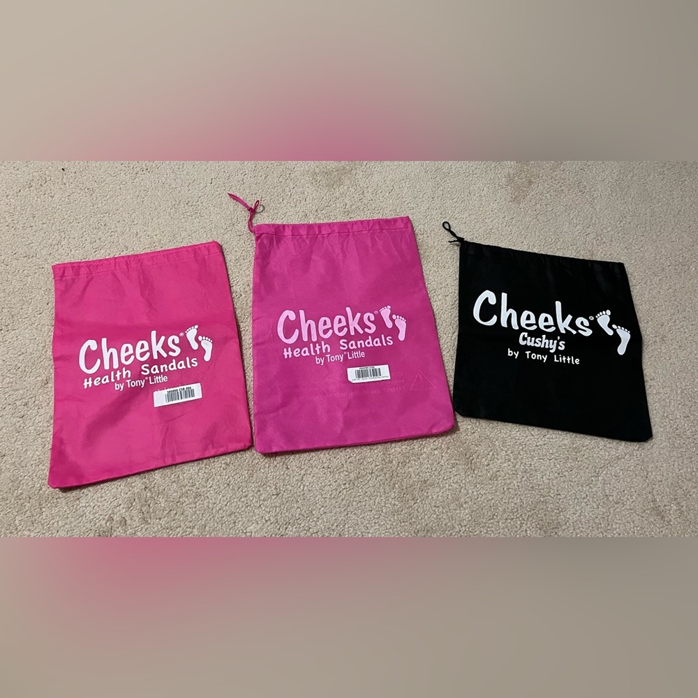 Set of 3 Cheeks Dust Bags
